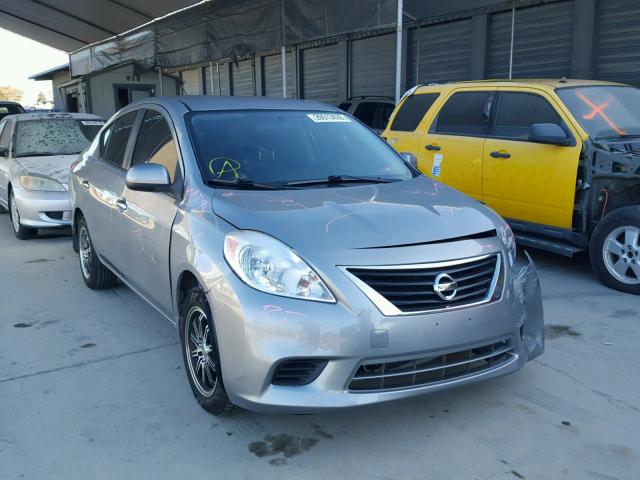 3N1CN7AP0CL942482 - 2012 NISSAN VERSA S SILVER photo 1