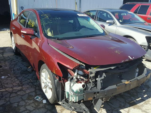 1N4AA5AP7AC815120 - 2010 NISSAN MAXIMA S MAROON photo 1