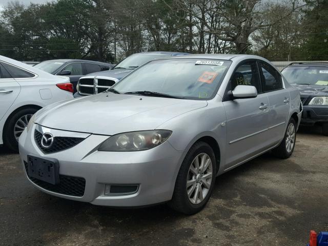 JM1BK12G481817643 - 2008 MAZDA 3 I SILVER photo 2