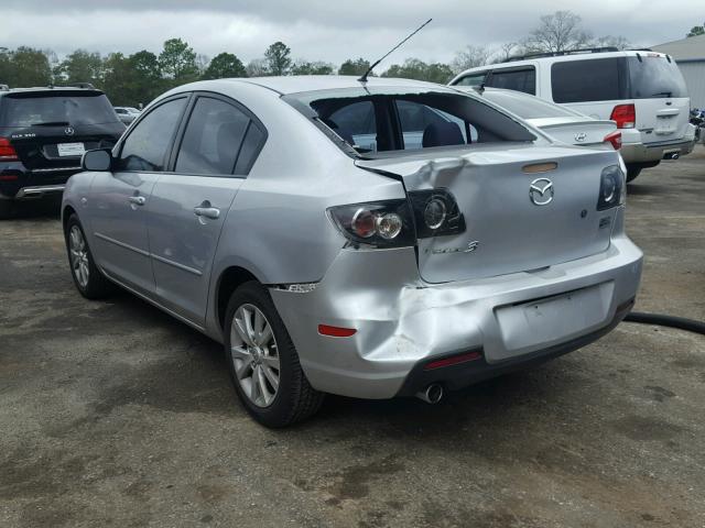 JM1BK12G481817643 - 2008 MAZDA 3 I SILVER photo 3