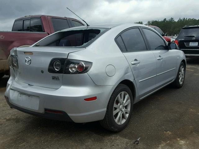 JM1BK12G481817643 - 2008 MAZDA 3 I SILVER photo 4