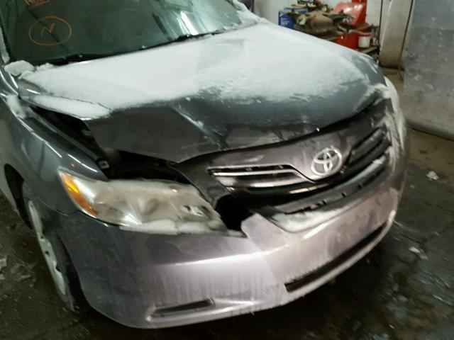 4T1BE46K29U875821 - 2009 TOYOTA CAMRY BASE GRAY photo 9