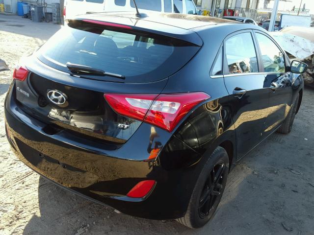 KMHD35LHXGU284744 - 2016 HYUNDAI ELANTRA GT BLACK photo 4