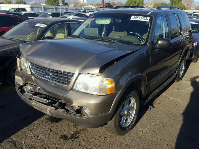 1FMZU63K83ZA77089 - 2003 FORD EXPLORER X GRAY photo 2