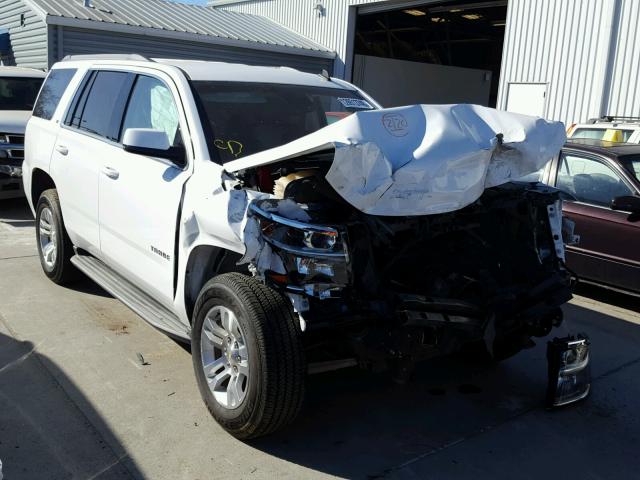 1GNSKBKC1FR212522 - 2015 CHEVROLET TAHOE K150 WHITE photo 1