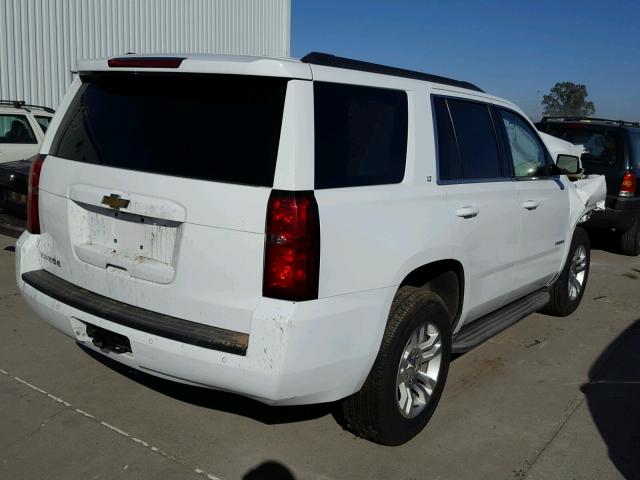 1GNSKBKC1FR212522 - 2015 CHEVROLET TAHOE K150 WHITE photo 4