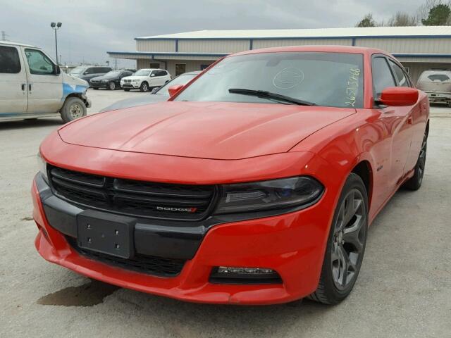 2C3CDXCTXFH917634 - 2015 DODGE CHARGER R/ RED photo 2