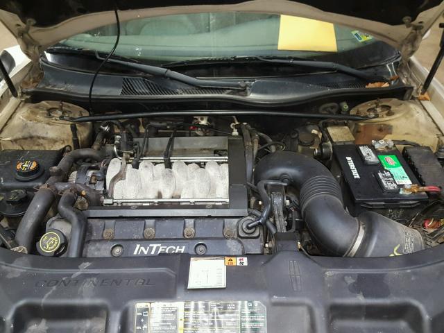 1LNHM97VXYY785990 - 2000 LINCOLN CONTINENTA CREAM photo 7