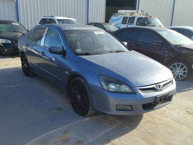 1HGCM66427A061578 - 2007 HONDA ACCORD SE BLUE photo 1