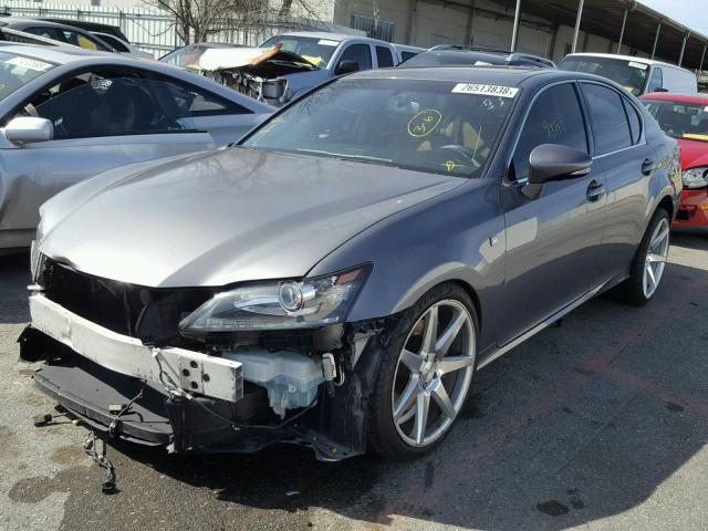 JTHBE1BL8D5023184 - 2013 LEXUS GS 350 GRAY photo 2