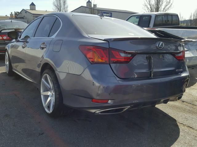 JTHBE1BL8D5023184 - 2013 LEXUS GS 350 GRAY photo 3