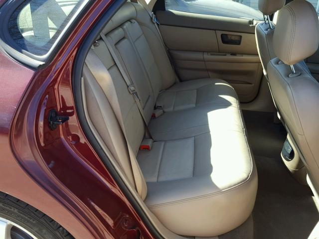 1FAFP56U96A207735 - 2006 FORD TAURUS SEL BURGUNDY photo 6