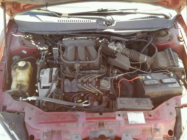 1FAFP56U96A207735 - 2006 FORD TAURUS SEL BURGUNDY photo 7