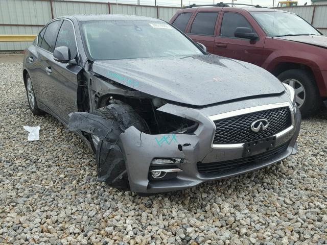 JN1BV7APXEM688171 - 2014 INFINITI Q50 BASE CHARCOAL photo 1