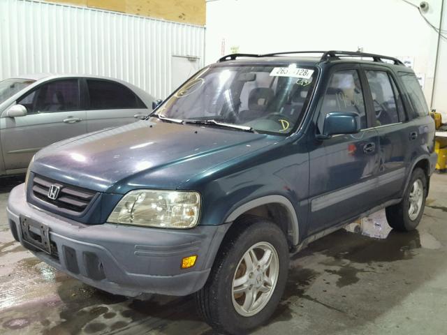 JHLRD1861WC041919 - 1998 HONDA CR-V EX GREEN photo 2