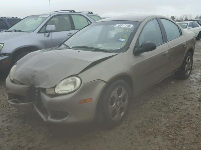 1P3ES46C7YD548350 - 2000 PLYMOUTH NEON BASE 金色 照片 2