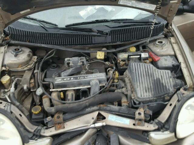 1P3ES46C7YD548350 - 2000 PLYMOUTH NEON BASE 金色 照片 7