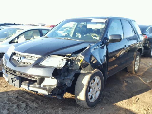 2HNYD18745H558042 - 2005 ACURA MDX TOURIN BLACK photo 2