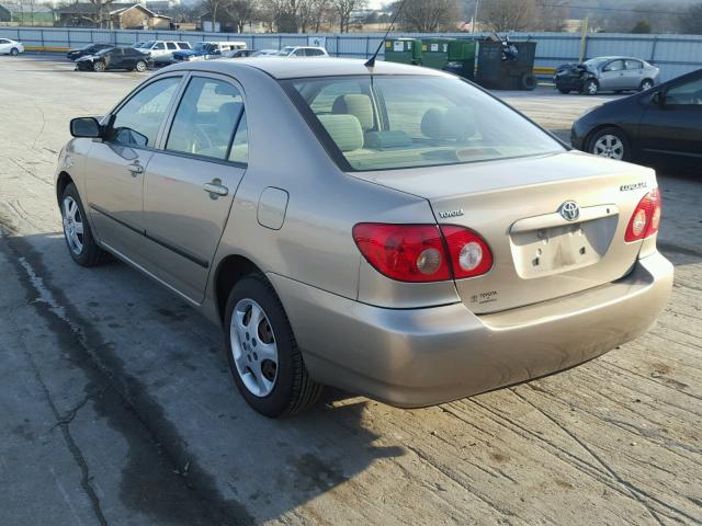 2T1BR32E36C699812 - 2006 TOYOTA COROLLA CE GOLD photo 3