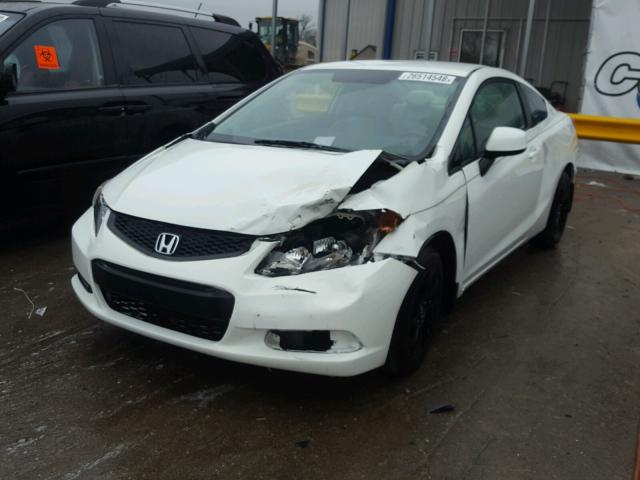 2HGFG3B53CH532859 - 2012 HONDA CIVIC LX WHITE photo 2