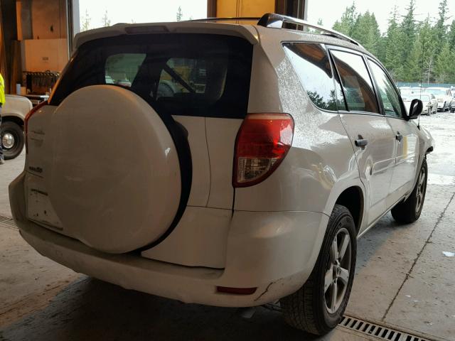 JTMBK33V875029819 - 2007 TOYOTA RAV4 WHITE photo 4