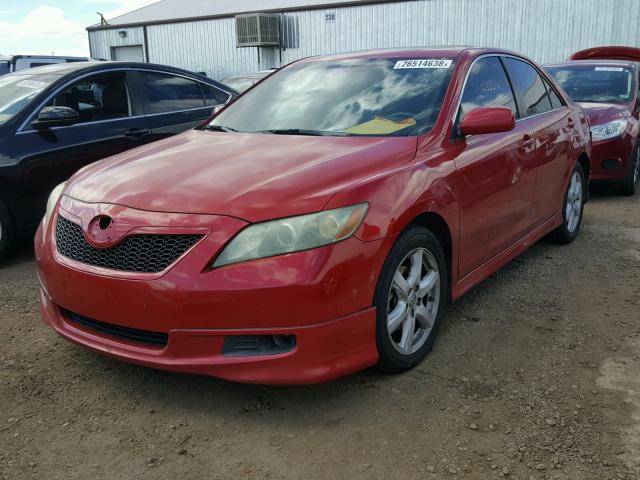 4T1BE46KX8U233667 - 2008 TOYOTA CAMRY CE RED photo 2