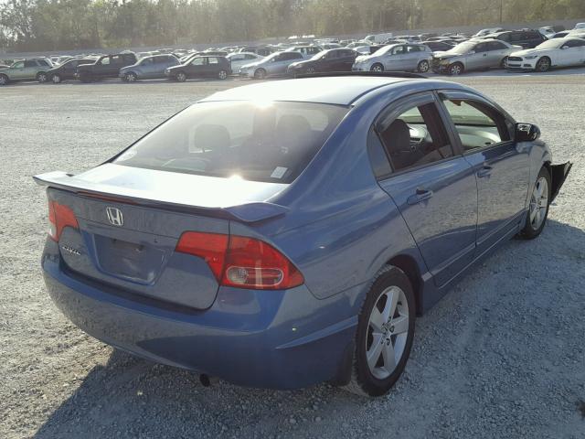 1HGFA16837L138152 - 2007 HONDA CIVIC EX ლურჯი ფოტო 4