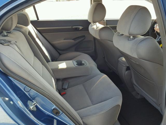 1HGFA16837L138152 - 2007 HONDA CIVIC EX ლურჯი ფოტო 6