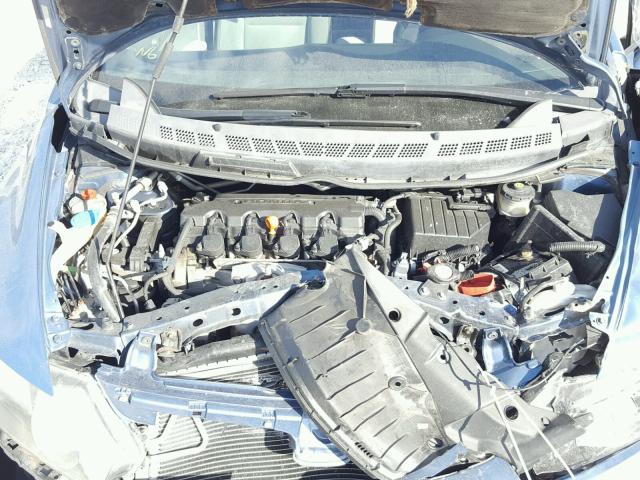 1HGFA16837L138152 - 2007 HONDA CIVIC EX ლურჯი ფოტო 7