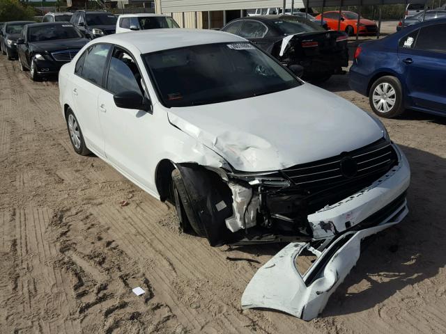3VW2K7AJ7FM303363 - 2015 VOLKSWAGEN JETTA BASE თეთრი ფოტო 1