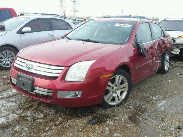 3FAHP02117R170288 - 2007 FORD FUSION SEL RED photo 2