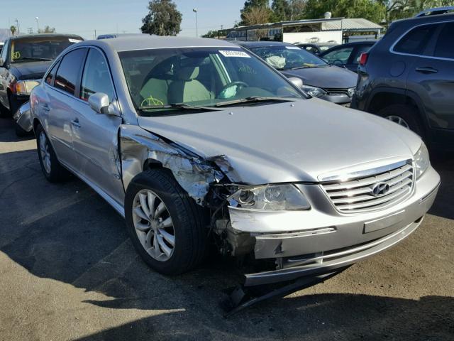 KMHFC46F27A224150 - 2007 HYUNDAI AZERA SE SILVER photo 1