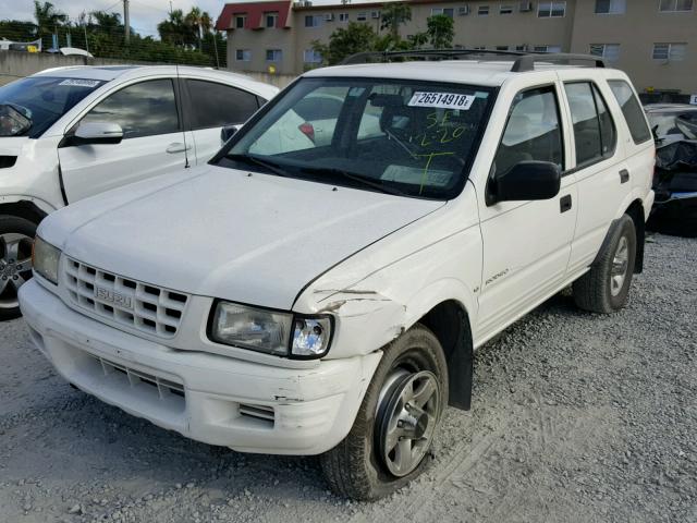 4S2CK58W1X4359264 - 1999 ISUZU RODEO S WHITE photo 2