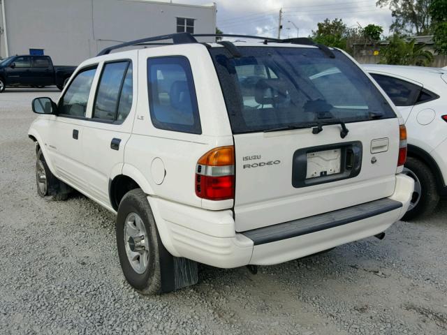 4S2CK58W1X4359264 - 1999 ISUZU RODEO S WHITE photo 3