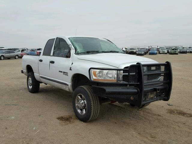 3D7LX38C96G256768 - 2006 DODGE RAM 3500 S WHITE photo 1