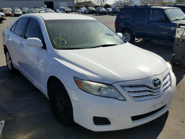 4T4BF3EK9BR165321 - 2011 TOYOTA CAMRY BASE WHITE photo 1