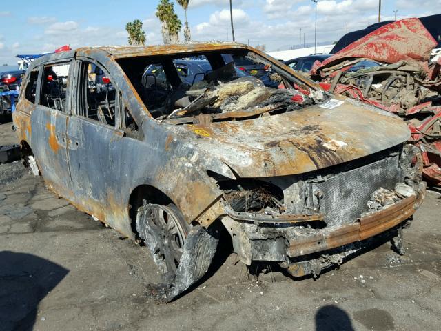 5FNRL5H40DB049791 - 2013 HONDA ODYSSEY EX BURN photo 1