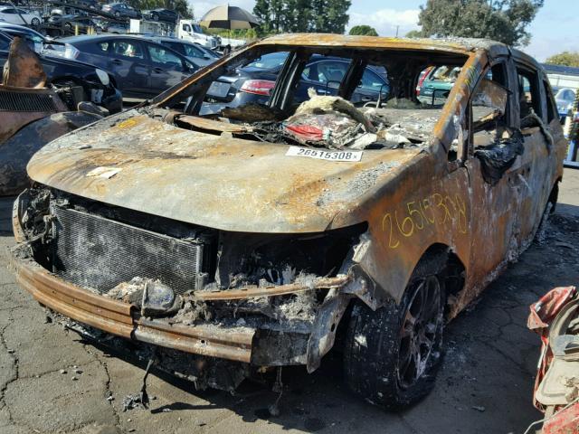 5FNRL5H40DB049791 - 2013 HONDA ODYSSEY EX BURN photo 2