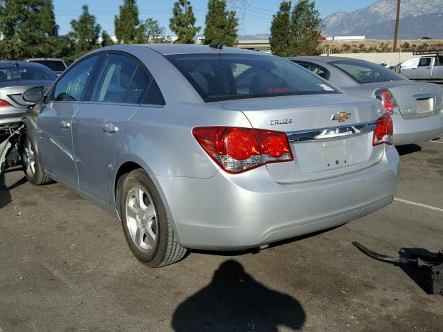 1G1PC5SB3D7115229 - 2013 CHEVROLET CRUZE LT SILVER photo 3