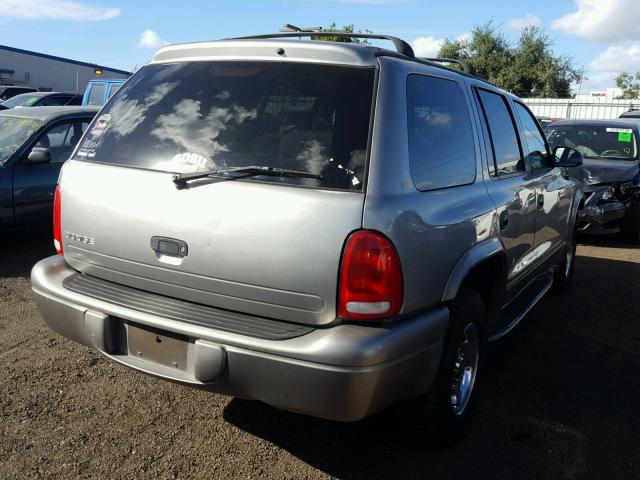 1B4HR28Y9XF617755 - 1999 DODGE DURANGO GRAY photo 4