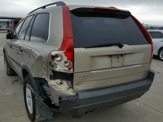 YV1CY592851143698 - 2005 VOLVO XC90 TAN photo 3