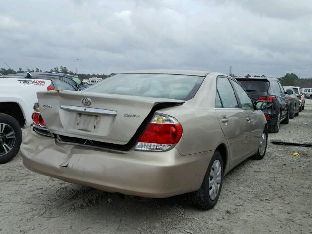 4T1BE32K45U590547 - 2005 TOYOTA CAMRY LE GOLD photo 4