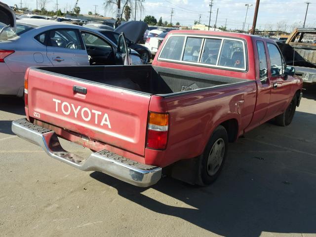 JT4VN93DXP5034017 - 1993 TOYOTA PICKUP 1/2 RED photo 4