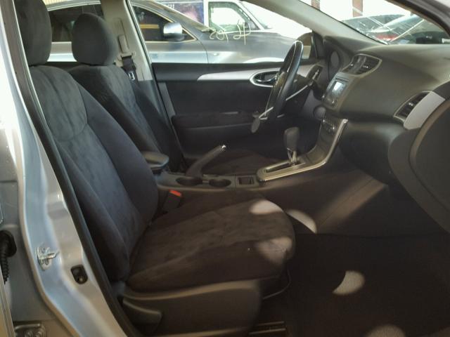 3N1AB7AP3DL670379 - 2013 NISSAN SENTRA S SILVER photo 5