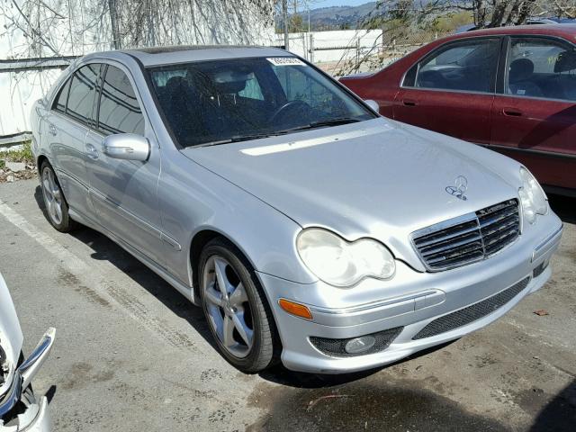 WDBRF52H46F792616 - 2006 MERCEDES-BENZ C GENERATI SILVER photo 1