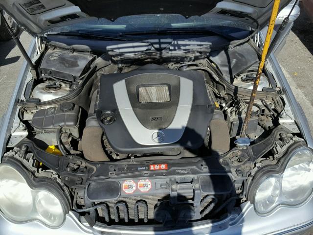 WDBRF52H46F792616 - 2006 MERCEDES-BENZ C GENERATI SILVER photo 7