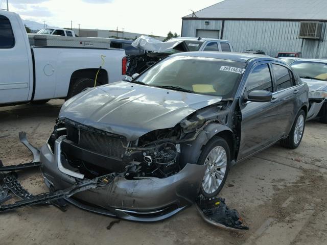 1C3CCBBB5DN694065 - 2013 CHRYSLER 200 TOURIN GRAY photo 2