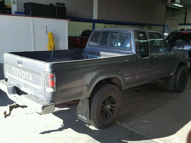 4TAVN13DXPZ150288 - 1993 TOYOTA PICKUP 1/2 GRAY photo 4