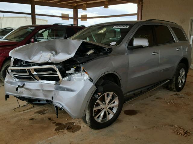 1C4RDHDG2EC481327 - 2014 DODGE DURANGO LI SILVER photo 2