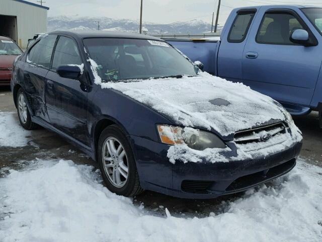 4S3BL616357201525 - 2005 SUBARU LEGACY 2.5 BLUE photo 1